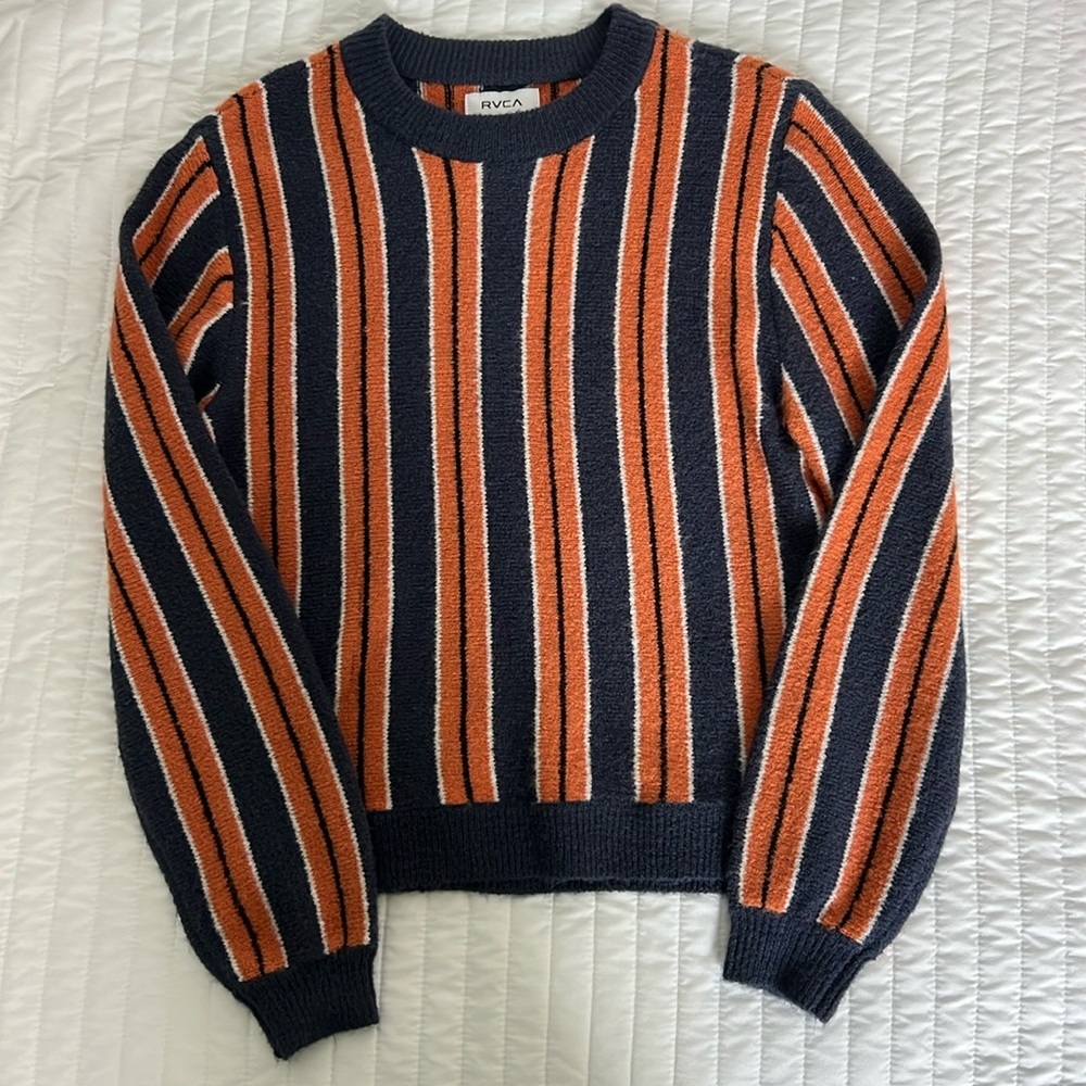 RVCA Women’s Never Better Striped Sweater